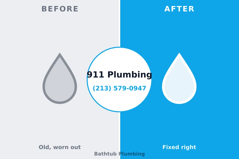 Before and after: plumbing company Kenedy, TX